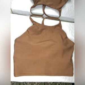 Old Navy brown sport bra